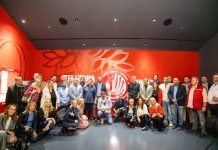 Σύσσωμη η παράταξη Μώραλη στο Μουσείο του Ολυμπιακού